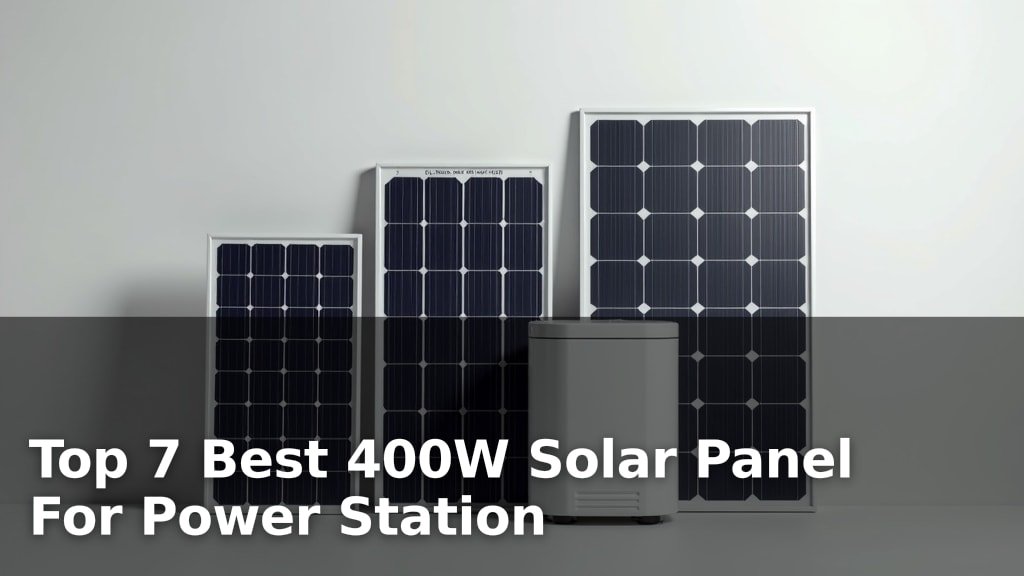 Best 400W Solar Panel For Power Station