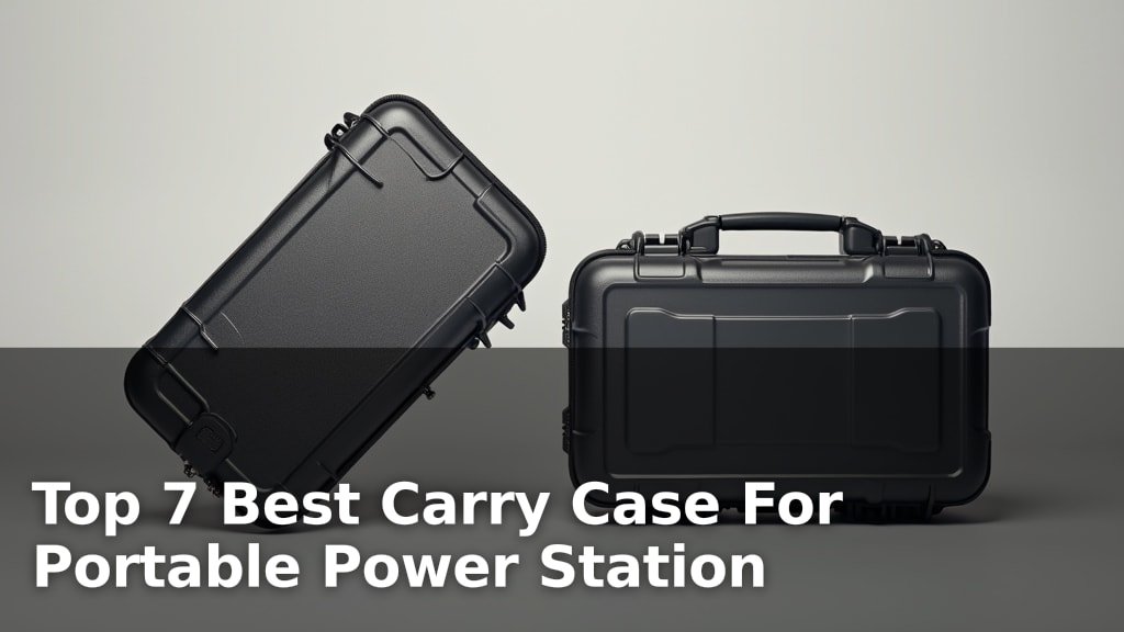 Best Carry Case For Portable Power Station