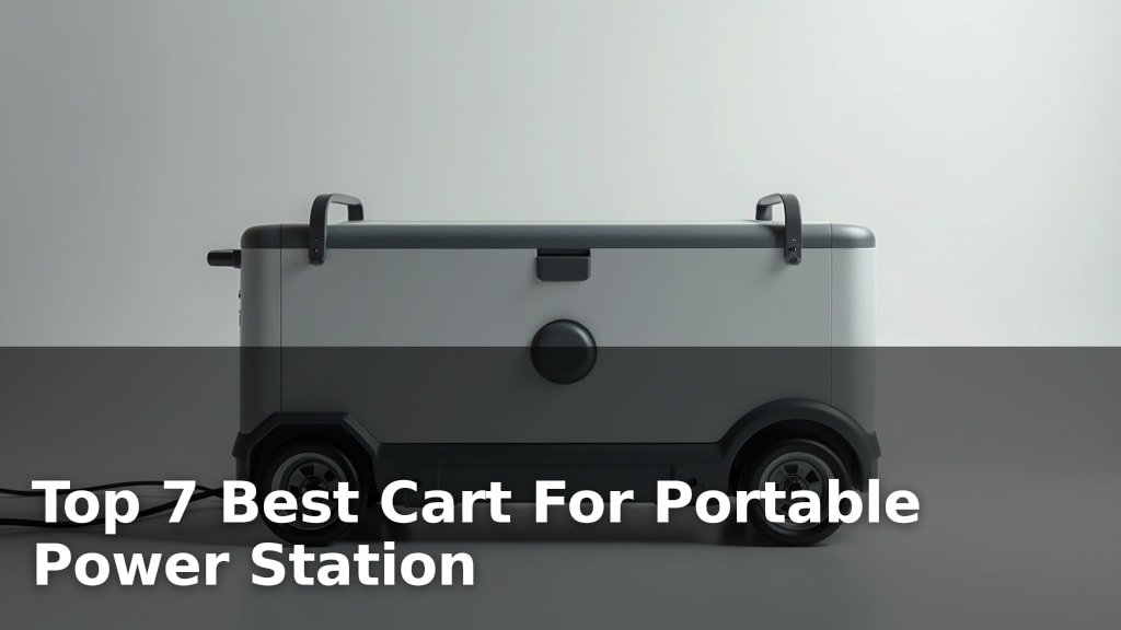 Best Cart For Portable Power Station