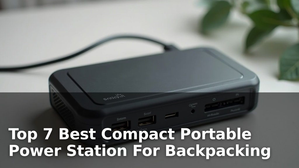 Best Compact Portable Power Station For Backpacking