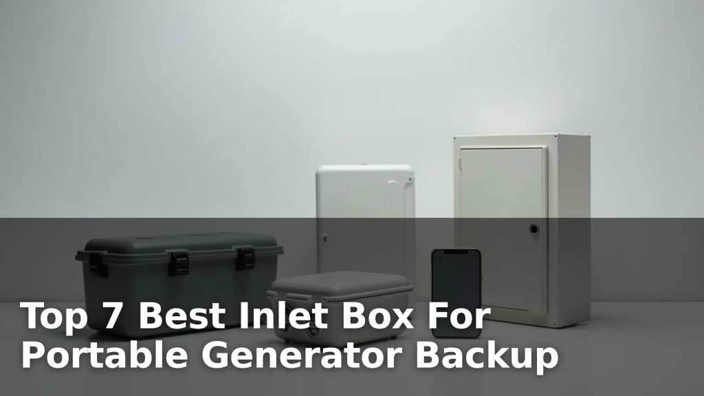 Best Inlet Box For Portable Generator Backup