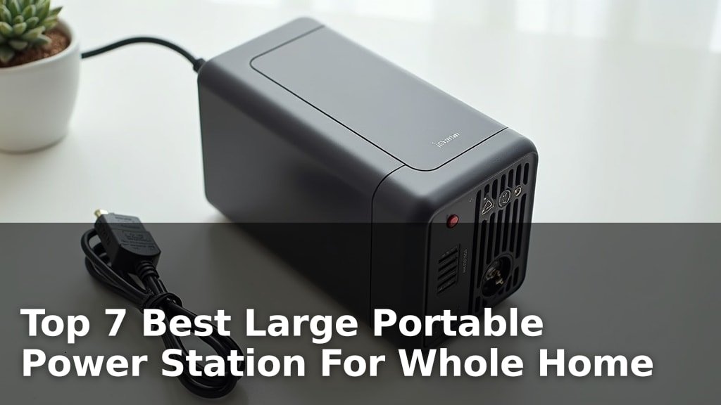 Best Large Portable Power Station For Whole Home
