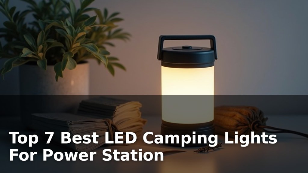 Best LED Camping Lights For Power Station