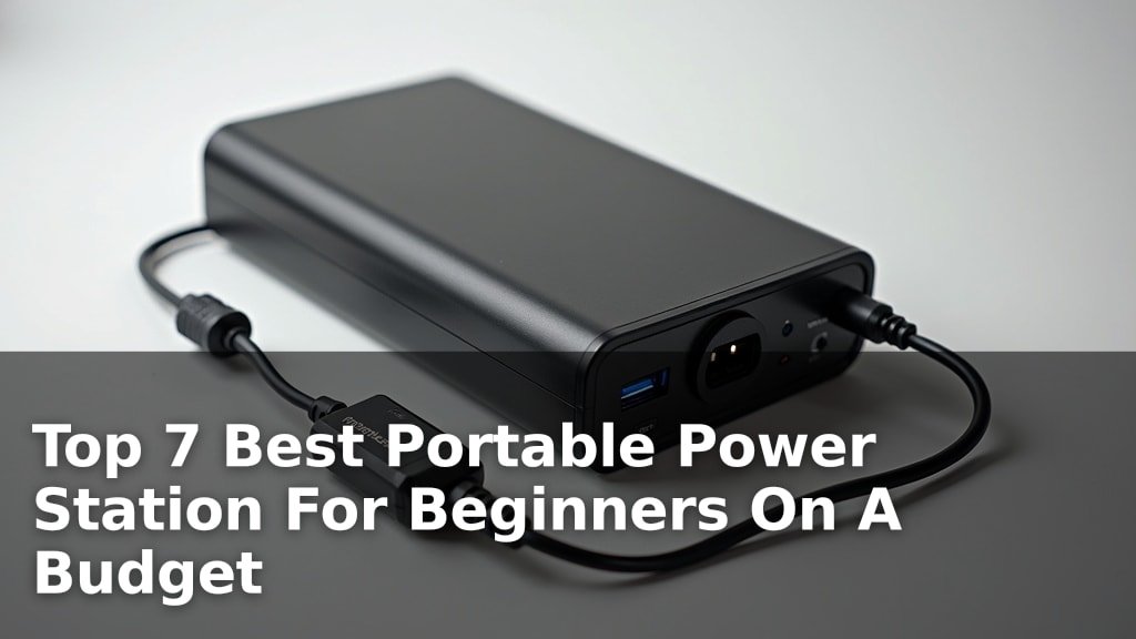 Best Portable Power Station For Beginners On A Budget