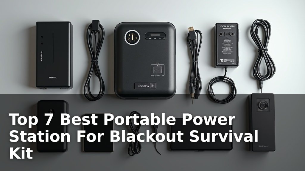 Top 7 Best Portable Power Station For Blackout Survival Kit