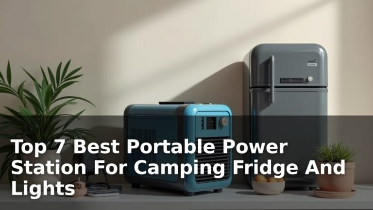 Top 7 Best Portable Power Station For Camping Fridge And Lights