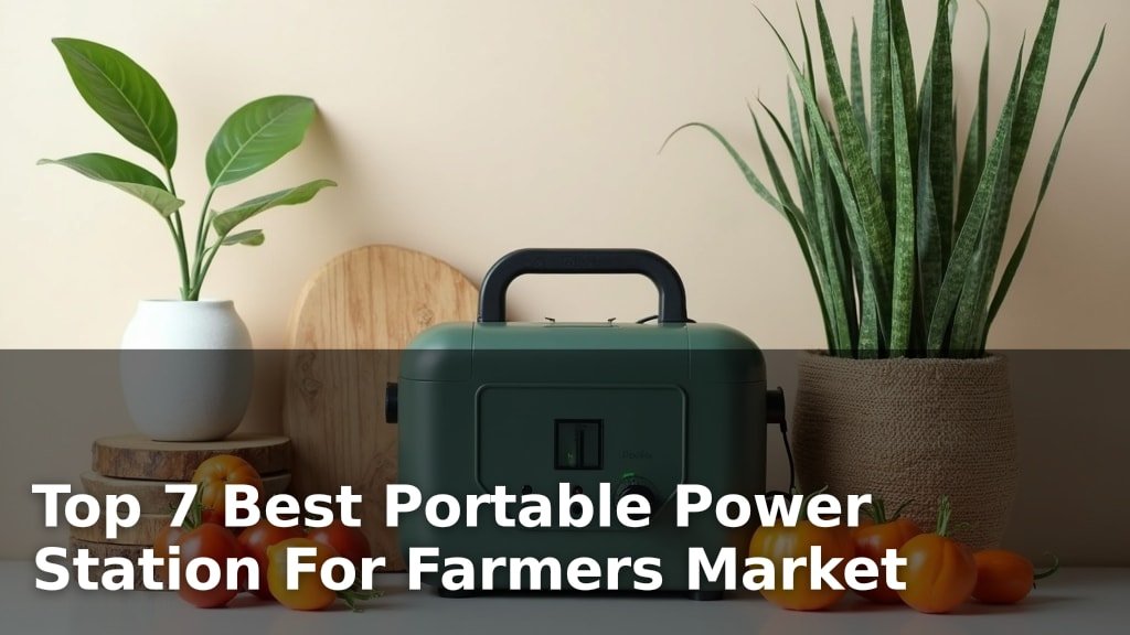Best Portable Power Station For Farmers Market