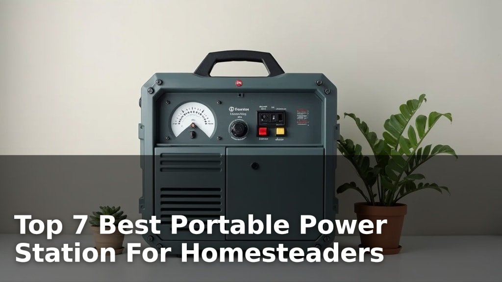 Best Portable Power Station For Homesteaders