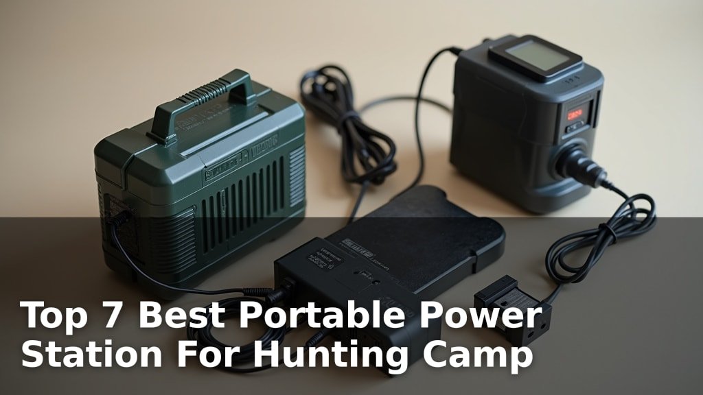 Best Portable Power Station For Hunting Camp