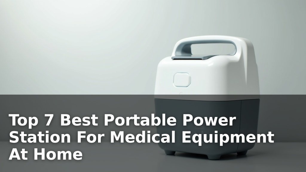 Top 7 Best Portable Power Station For Medical Equipment At Home