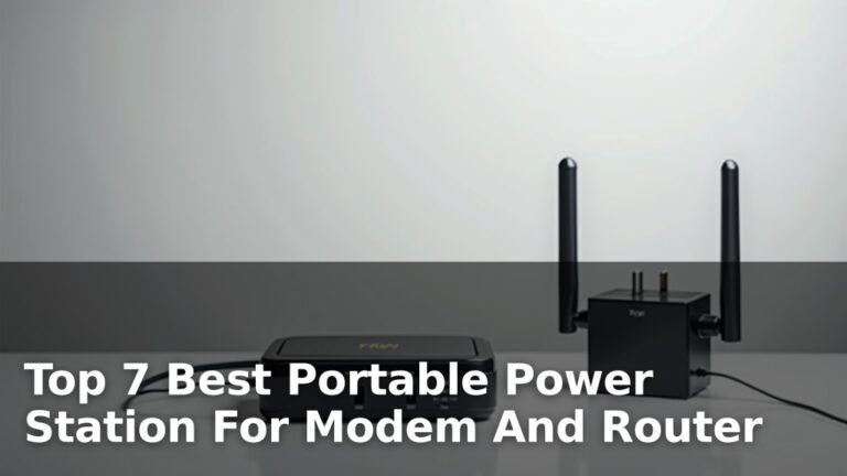 Top 7 Best Portable Power Station For Modem And Router
