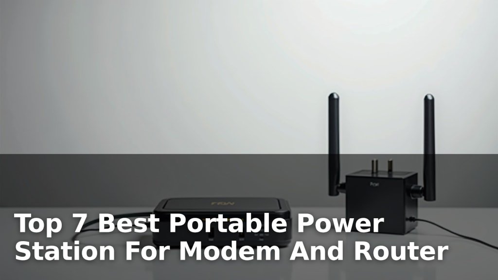 Top 7 Best Portable Power Station For Modem And Router