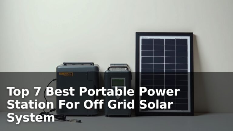 Top 7 Best Portable Power Station For Off Grid Solar System