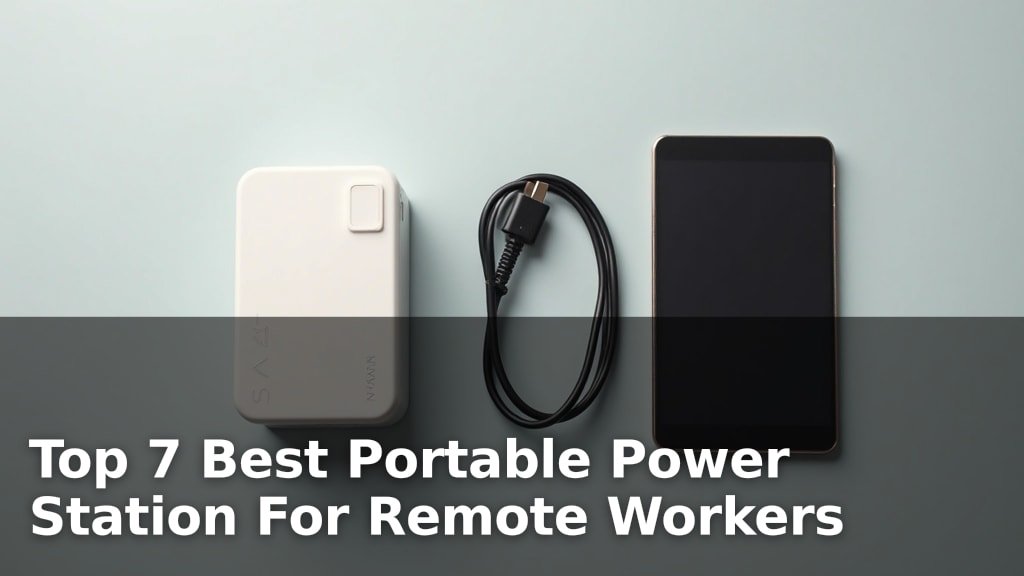 Best Portable Power Station For Remote Workers