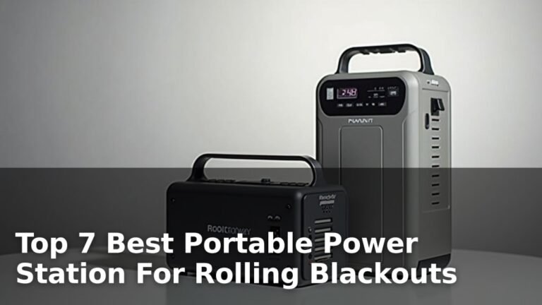 Top 7 Best Portable Power Station For Rolling Blackouts