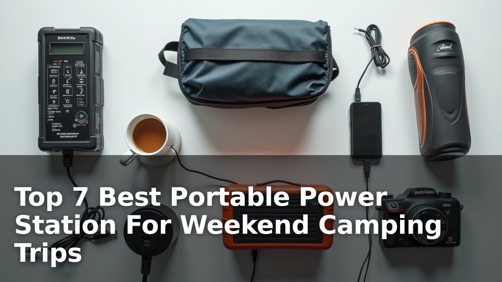 Top 7 Best Portable Power Station For Weekend Camping Trips
