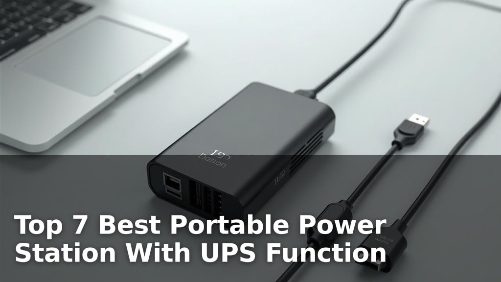 Top 7 Best Portable Power Station With UPS Function