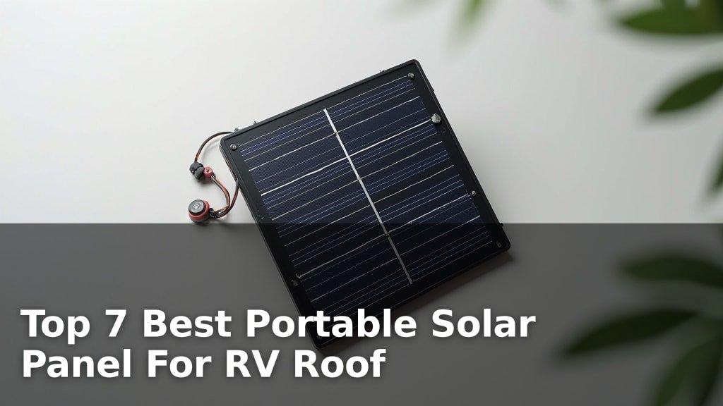 Best Portable Solar Panel For RV Roof