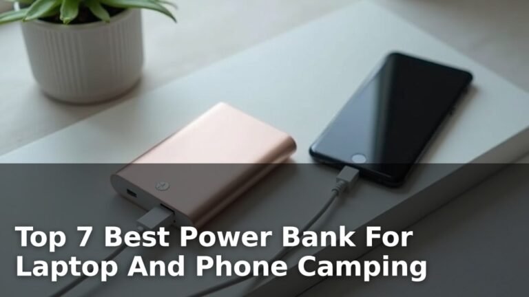 Top 7 Best Power Bank For Laptop And Phone Camping