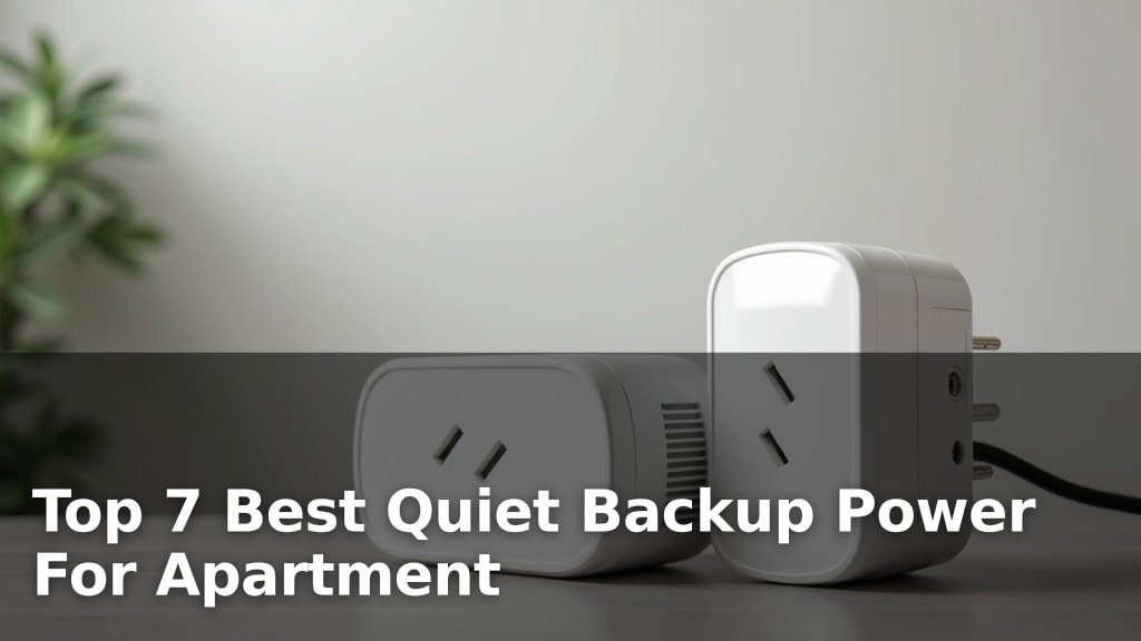 Best Quiet Backup Power For Apartment