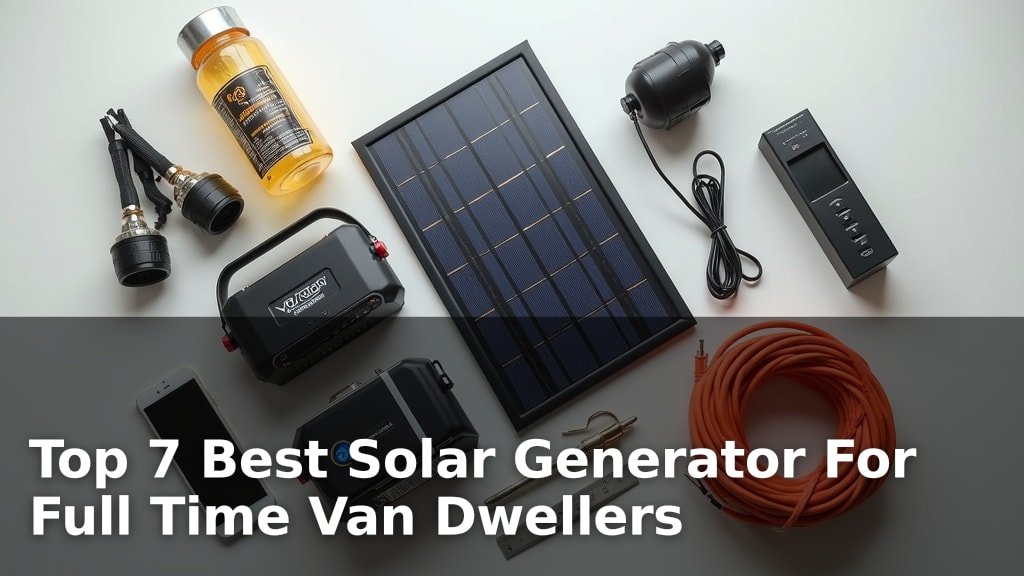Best Solar Generator For Full Time Van Dwellers