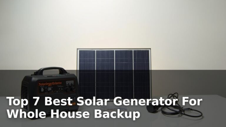 Top 7 Best Solar Generator For Whole House Backup