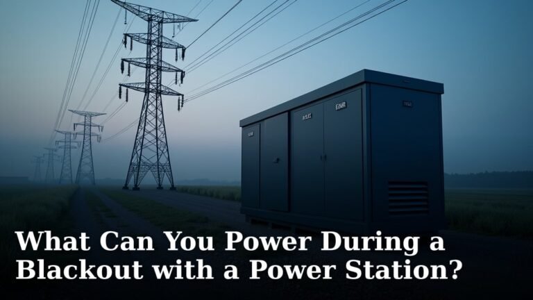 What Can You Power During a Blackout with a Power Station?