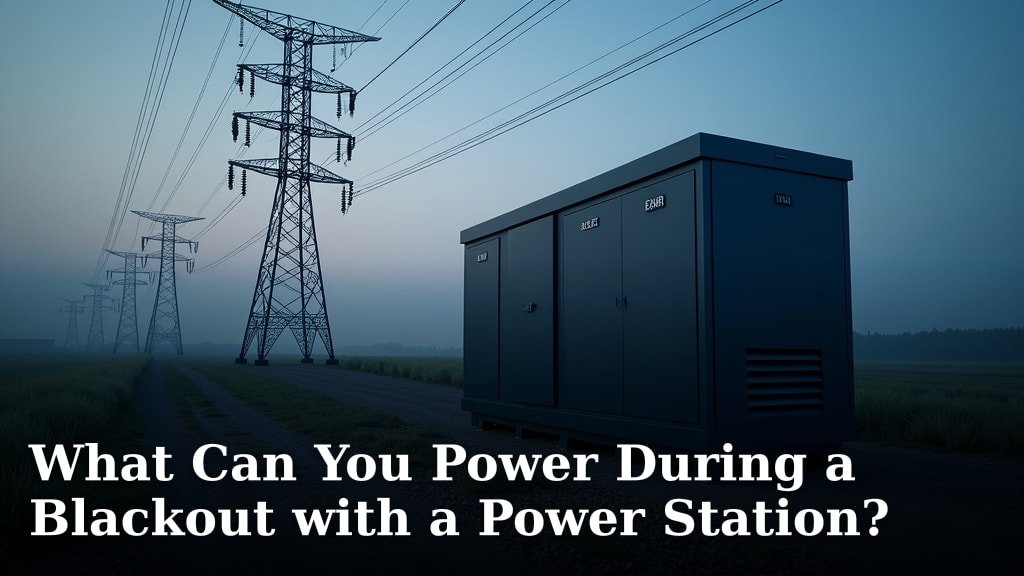 What Can You Power During a Blackout with a Power Station?