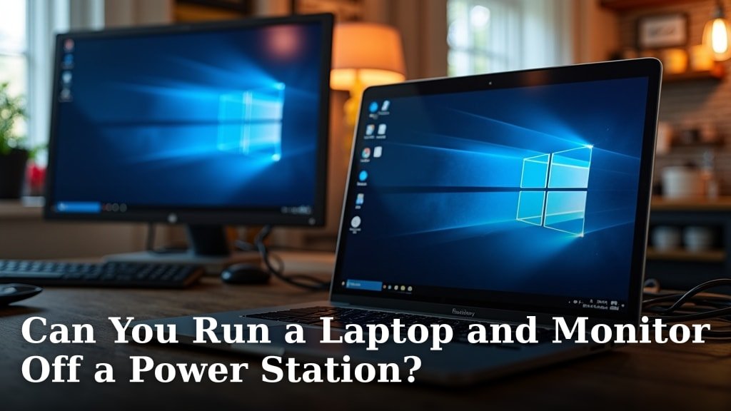 Can You Run a Laptop and Monitor Off a Power Station?