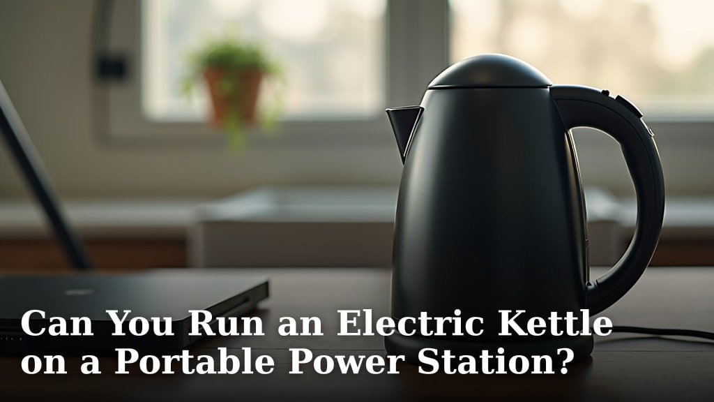 Can You Run an Electric Kettle on a Portable Power Station?