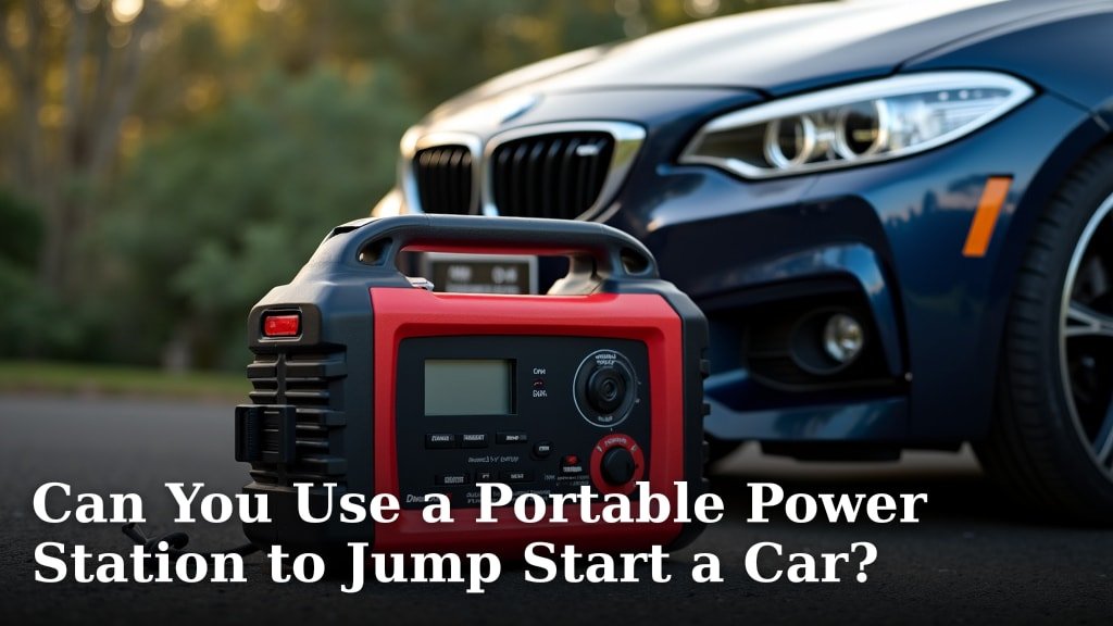 Can You Use a Portable Power Station to Jump Start a Car?