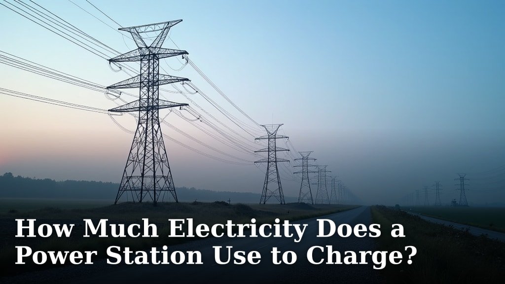 How Much Electricity Does a Power Station Use to Charge?