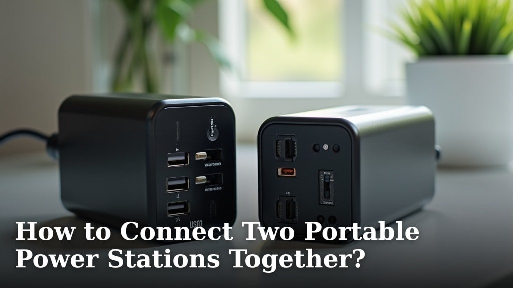 How to Connect Two Portable Power Stations Together?