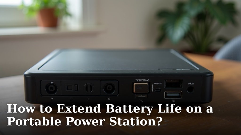How to Extend Battery Life on a Portable Power Station?