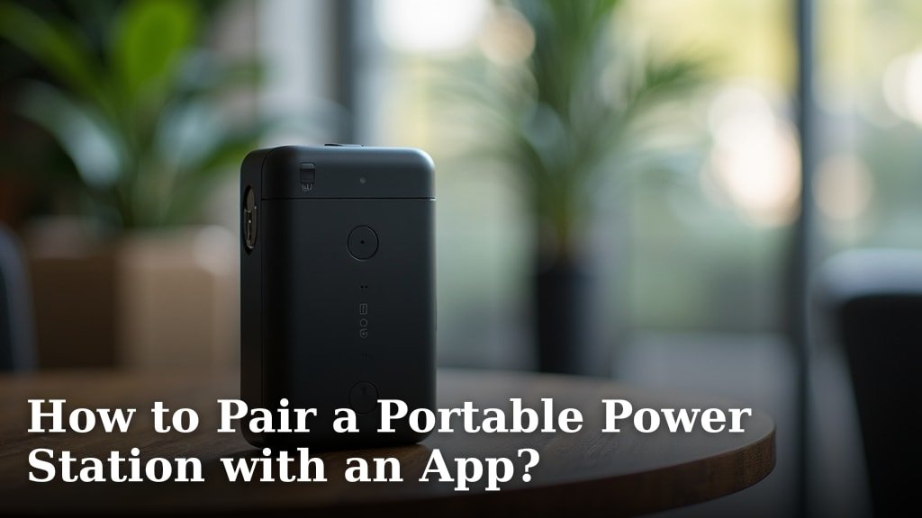 How to Pair a Portable Power Station with an App?