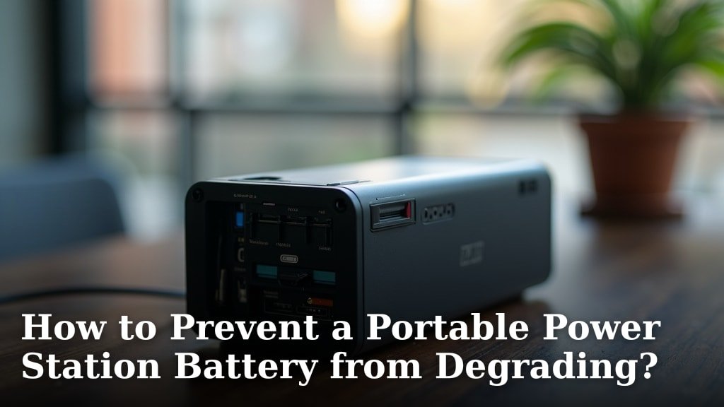 How to Prevent a Portable Power Station Battery from Degrading?