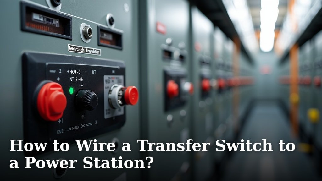 How to Wire a Transfer Switch to a Power Station?