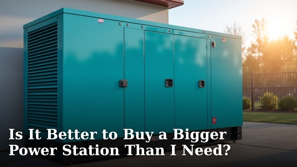 Is It Better to Buy a Bigger Power Station Than I Need?