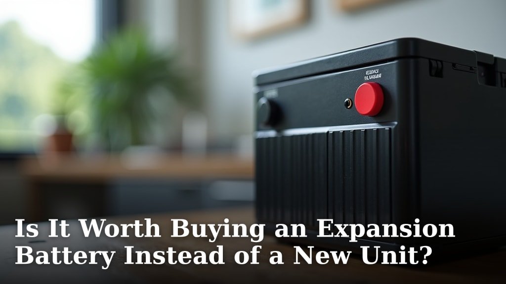 Is It Worth Buying an Expansion Battery Instead of a New Unit?