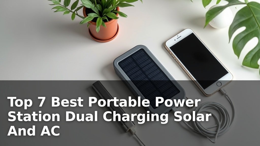 Best Portable Power Station Dual Charging Solar And AC