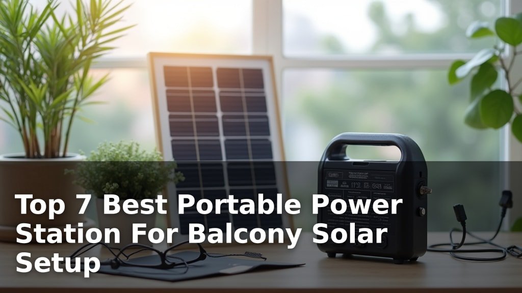 Best Portable Power Station For Balcony Solar Setup