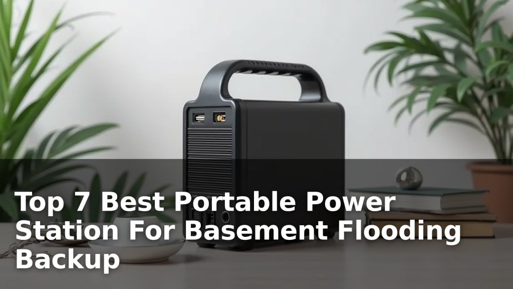 Best Portable Power Station For Basement Flooding Backup