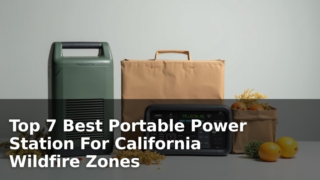 Best Portable Power Station For California Wildfire Zones