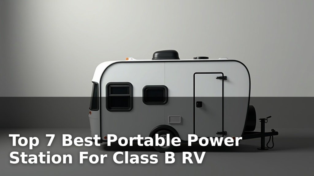 Best Portable Power Station For Class B RV