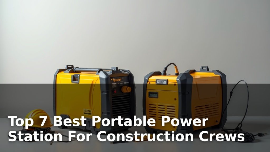 Best Portable Power Station For Construction Crews