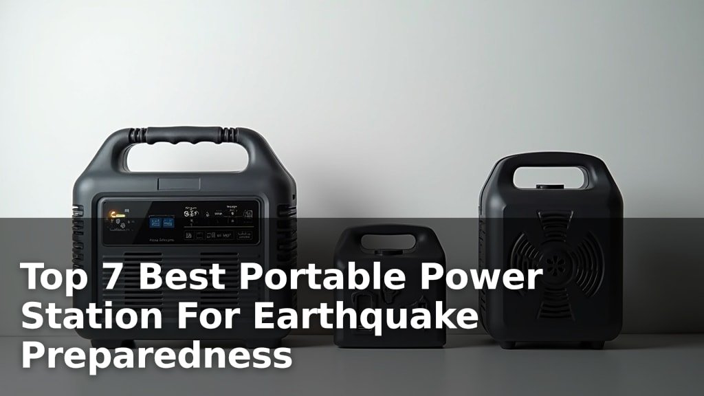 Best Portable Power Station For Earthquake Preparedness