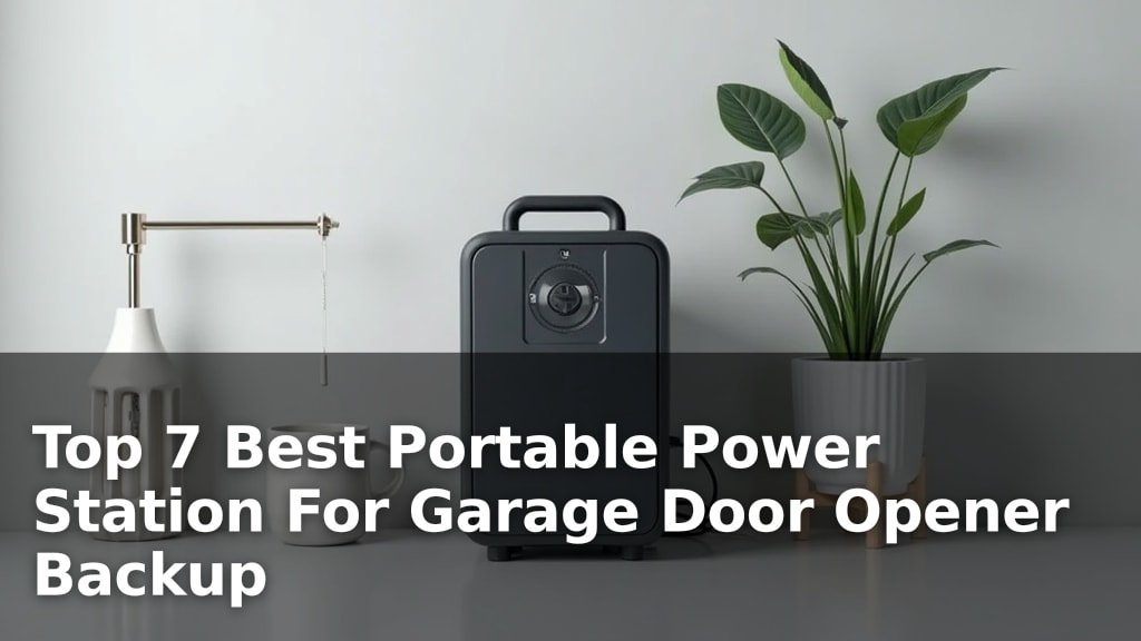 Best Portable Power Station For Garage Door Opener Backup