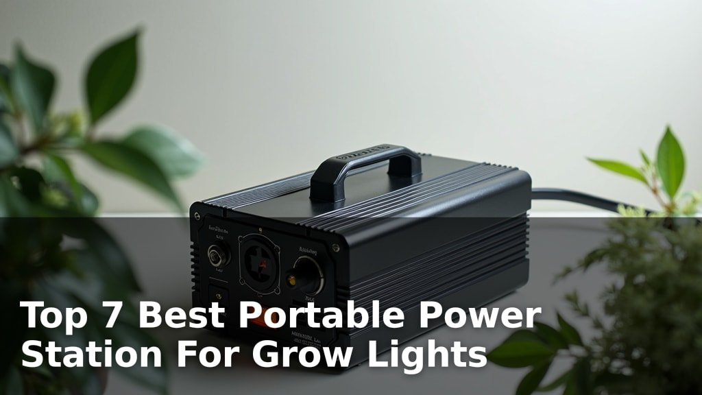 Best Portable Power Station For Grow Lights