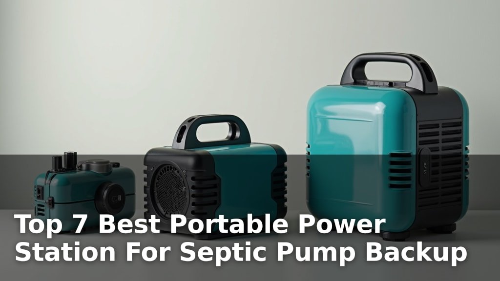 Best Portable Power Station For Septic Pump Backup