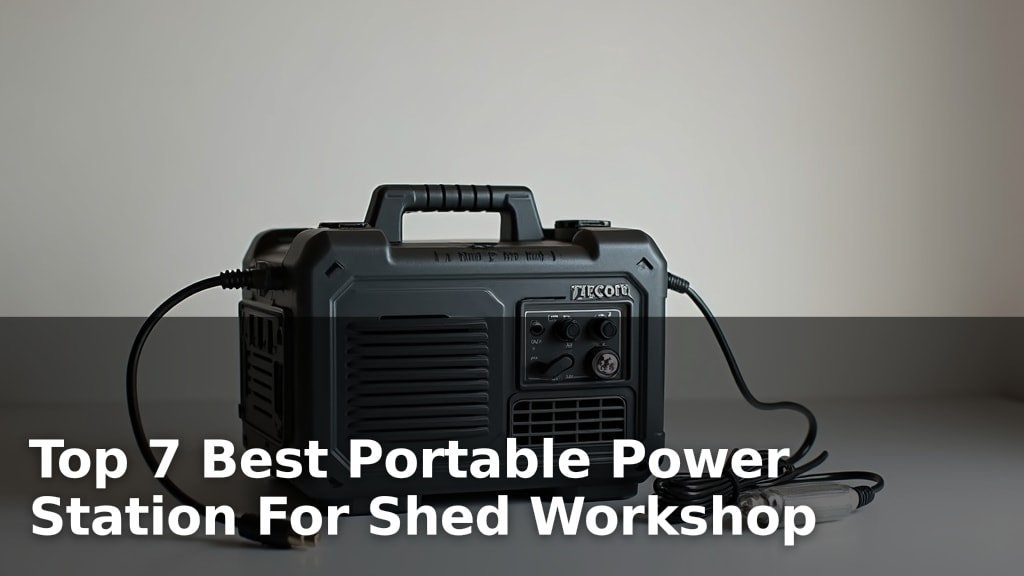 Best Portable Power Station For Shed Workshop